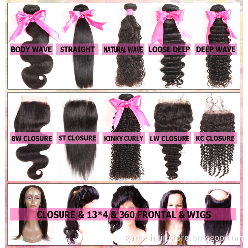 GMHAIR Unprocessed Raw Indian Virgin Cuticle Aligned Human Hair Extension Bundles Cheap Price Wholesale Hair Vendors In China